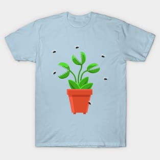 halloween blue venus fly trap T-Shirt